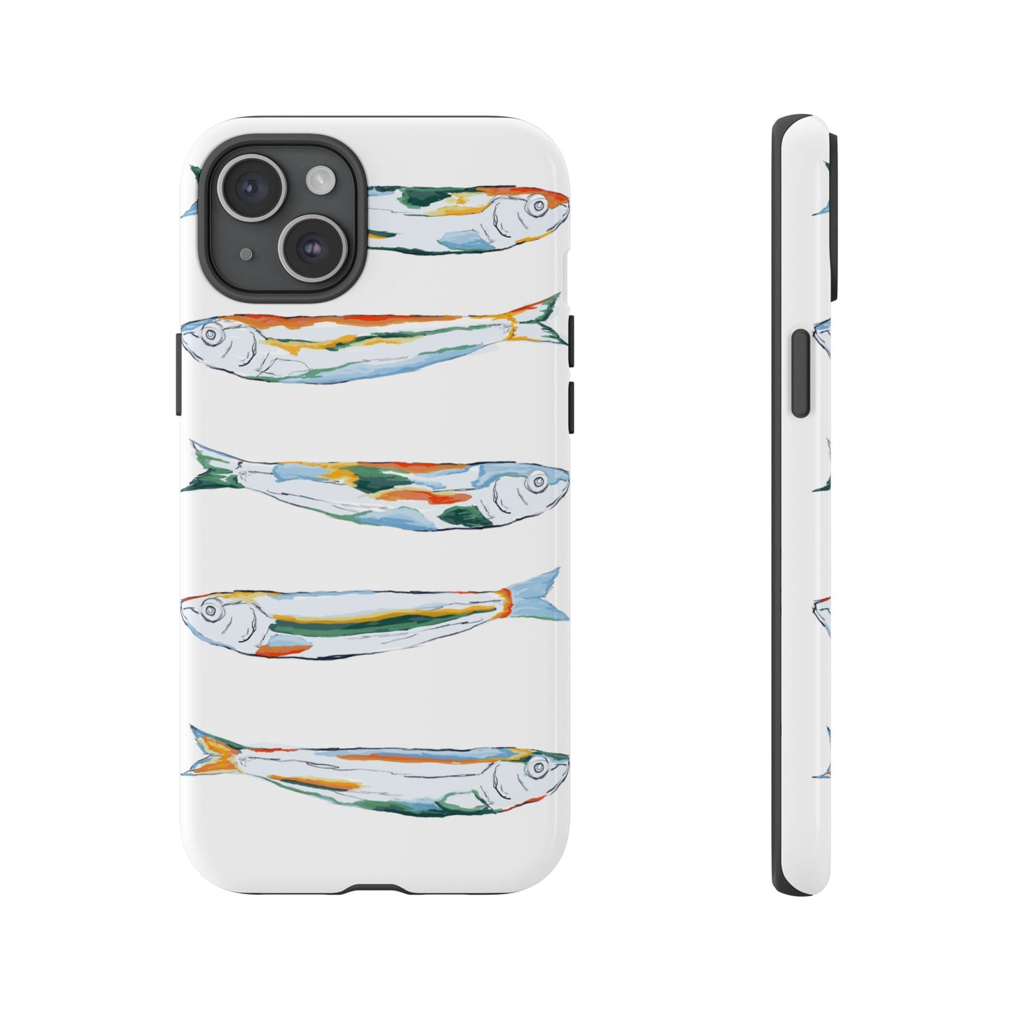 Tough Cases – Artistic Fish Design Phone Case, Unique Gift for Aquatic Lovers, Perfect for Birthdays, Holidays, and Everyday Use, Quirky Cases, Fun Phone Cases