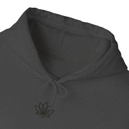 Lotus Design Hooded Sweatshirt, Unisex Hoodie, Cozy Fashion, Yoga Gift, Spiritual Apparel, Meditation Wear, Gift for Him, Gift for Her, Fall Crewneck, Autumn Vibes