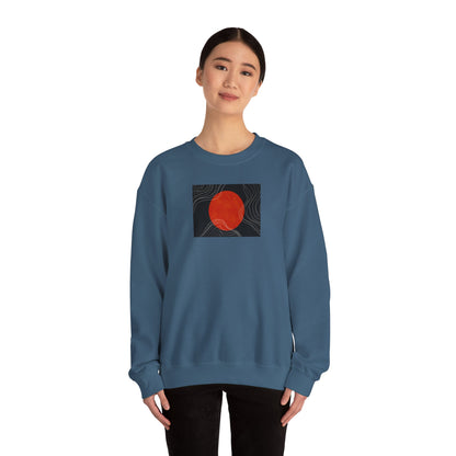 Minimalist Sunset Crewneck Sweatshirt, Cozy Unisex Sweater for Everyday Wear, Gift for Fall, Layering Essential