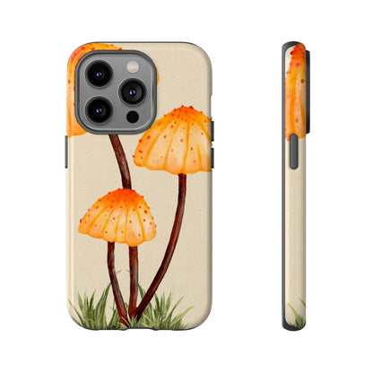 Mushroom Phone Case, Tough Cases for Nature Lovers, Unique Phone Covers, Gifts for Eco Enthusiasts, Fun Protective Cases