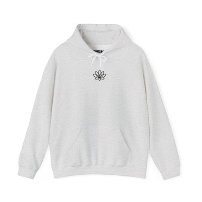 Lotus Sunshine Unisex Hoodie, Cozy Sweatshirt for Relaxation, Nature Lovers Gift, Everyday Comfort, Inspirational Outfit, Gift for Him, Gift for Her, Abstract Crewneck