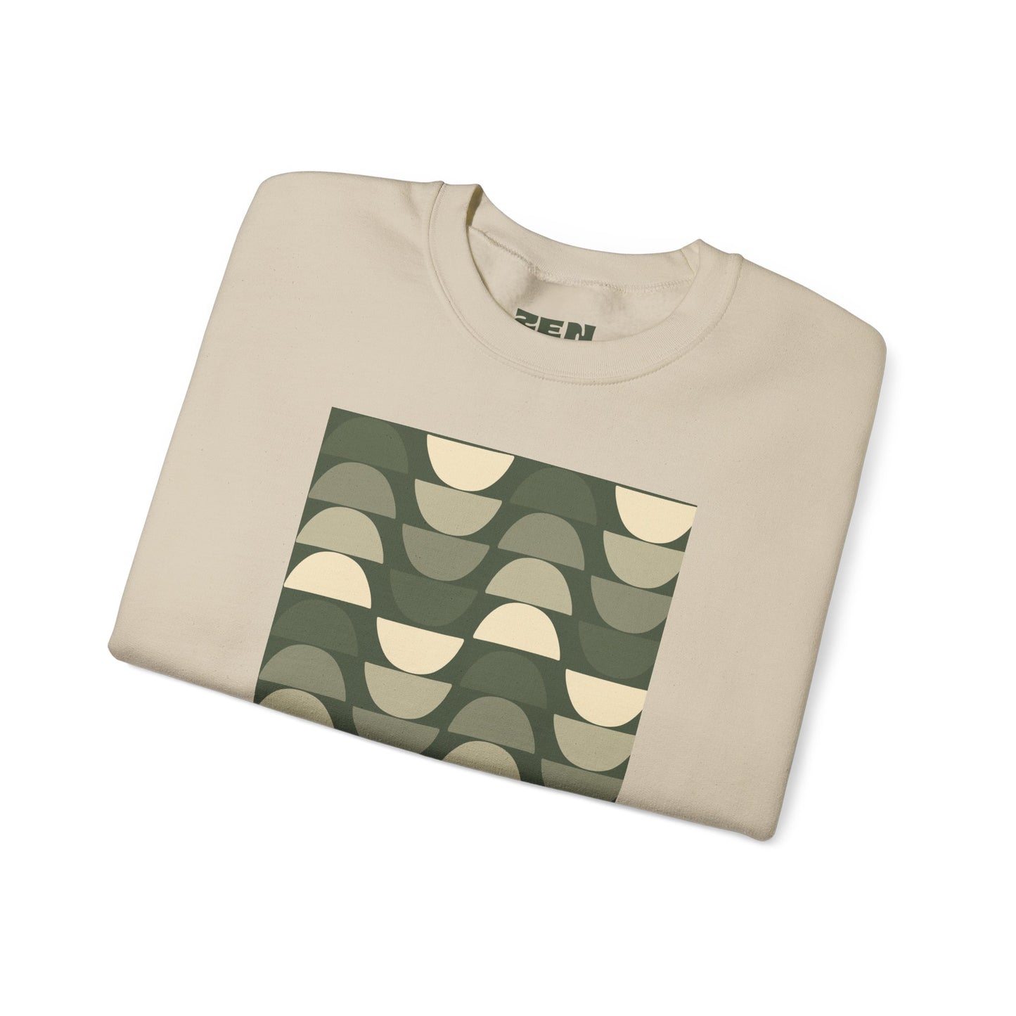 Stylish Geometric Crewneck Sweatshirt for Relaxed Vibes, Cozy Layer, Unisex Fashion Piece, Perfect Gift for Art Lovers, Casual Wear