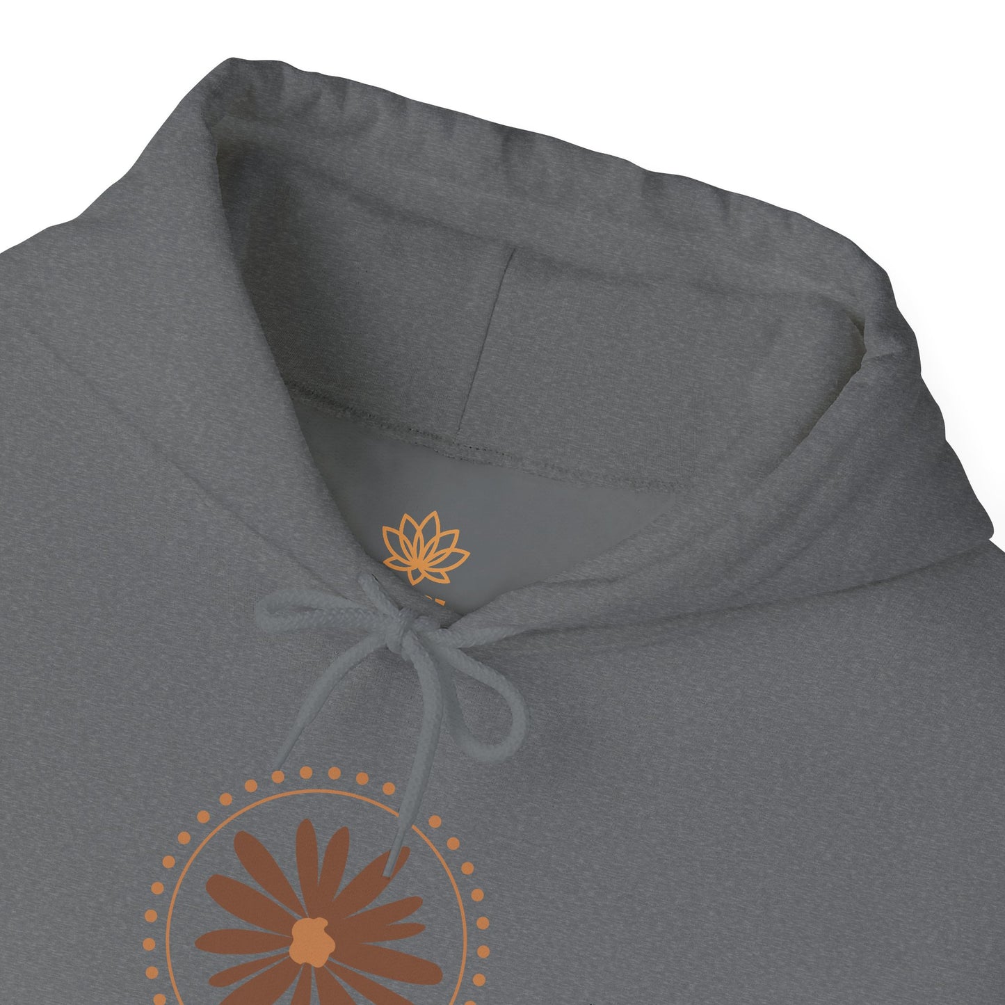 Chic Flower Design Unisex Hoodie, Cozy Sweatshirt, Trendy Gift for Her, Fall Fashion, Casual Comfort Wear