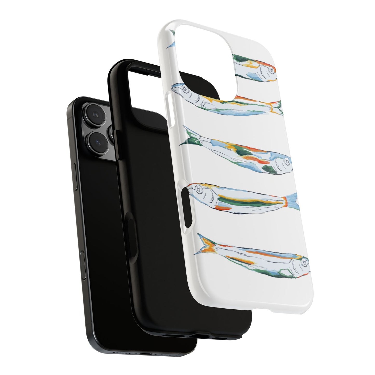 Tough Cases – Artistic Fish Design Phone Case, Unique Gift for Aquatic Lovers, Perfect for Birthdays, Holidays, and Everyday Use, Quirky Cases, Fun Phone Cases