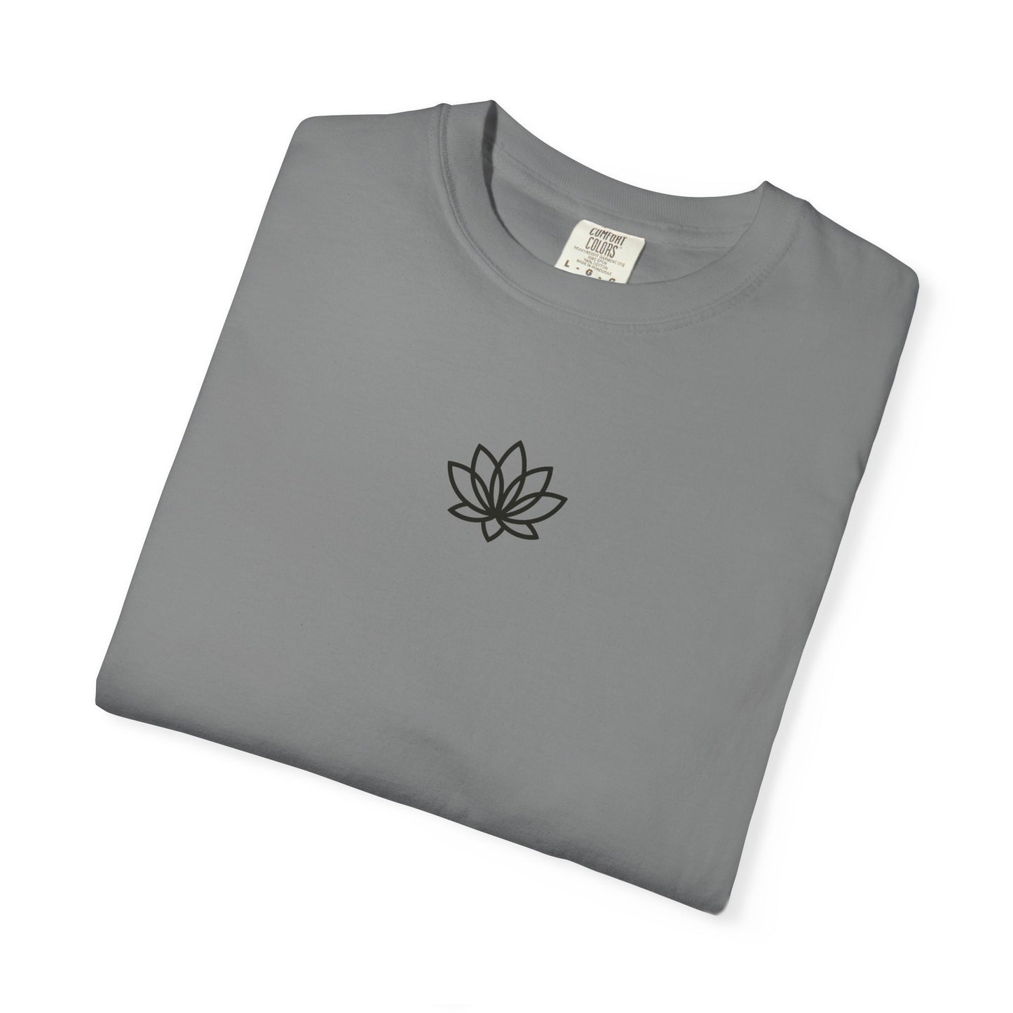 Lotus Bloom Unisex T-shirt, Soft Cotton Tee, Spiritual Gift, Meditation Wear, Casual Daily Outfit, Nature Lover Apparel