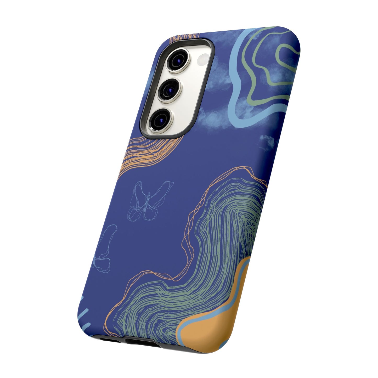 Artistic Phone Case, Abstract Phone Cover, Gift for Her, Modern Design, Boho Phone Case, Unique Phone Accessories