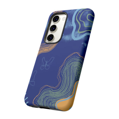 Artistic Phone Case, Abstract Phone Cover, Gift for Her, Modern Design, Boho Phone Case, Unique Phone Accessories