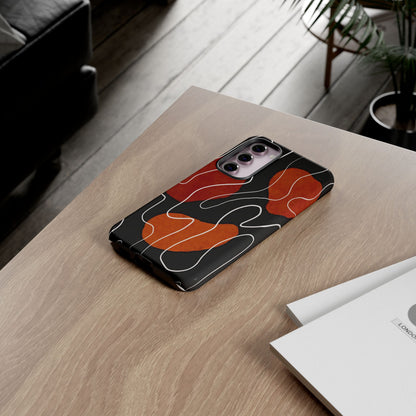 Stylish Phone Case with Abstract Design, Tough Cases for Modern Life, Trendy Phone Accessory, Unique Gift Idea, Holiday Present