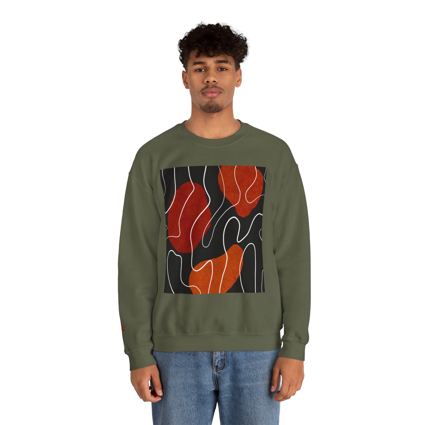 Abstract Modern Crewneck Sweatshirt, Cozy Casual Wear, Gift for Art Lovers, Stylish Layering, Perfect for Fall/Winter, Unique Graphic [...]