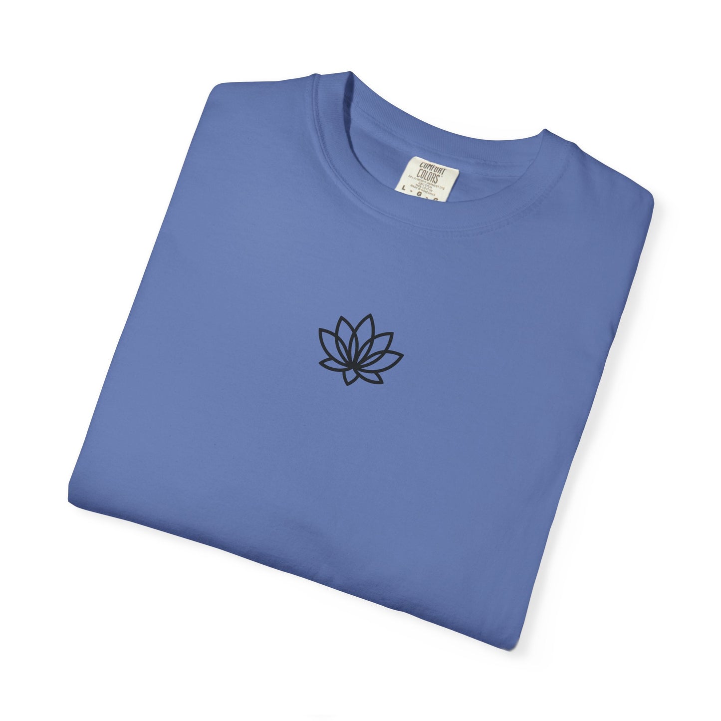 Lotus Bloom Unisex T-shirt, Soft Cotton Tee, Spiritual Gift, Meditation Wear, Casual Daily Outfit, Nature Lover Apparel