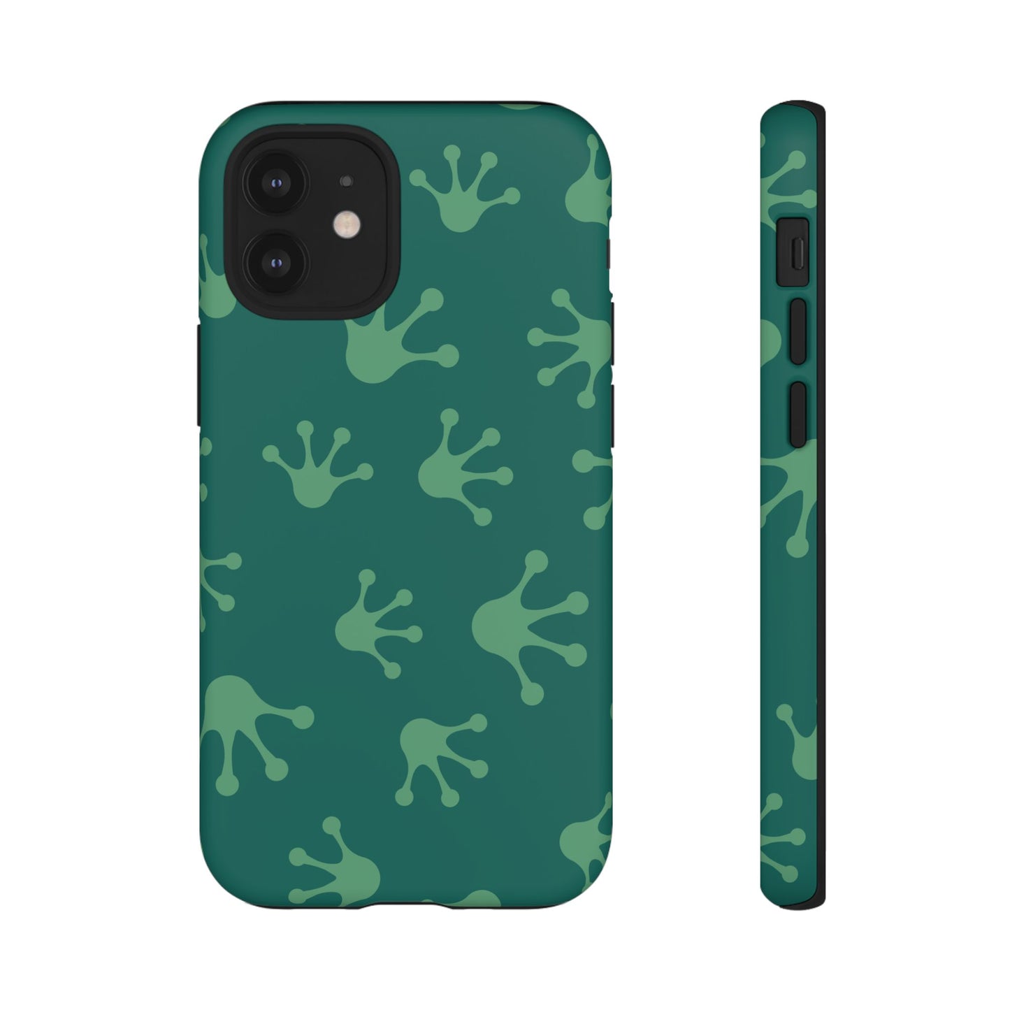 Frog Print Phone Case, Nature Lover Gift, Eco-Friendly Cover, Fun Green Design, Unique Frog Accessories