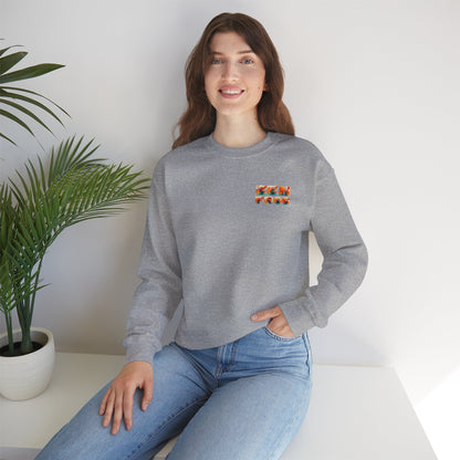Funky Snake Unisex Crewneck Sweatshirt, Cozy Apparel, Unique Gift, Snake Art, Relaxed Style, Perfect for Casual Outings