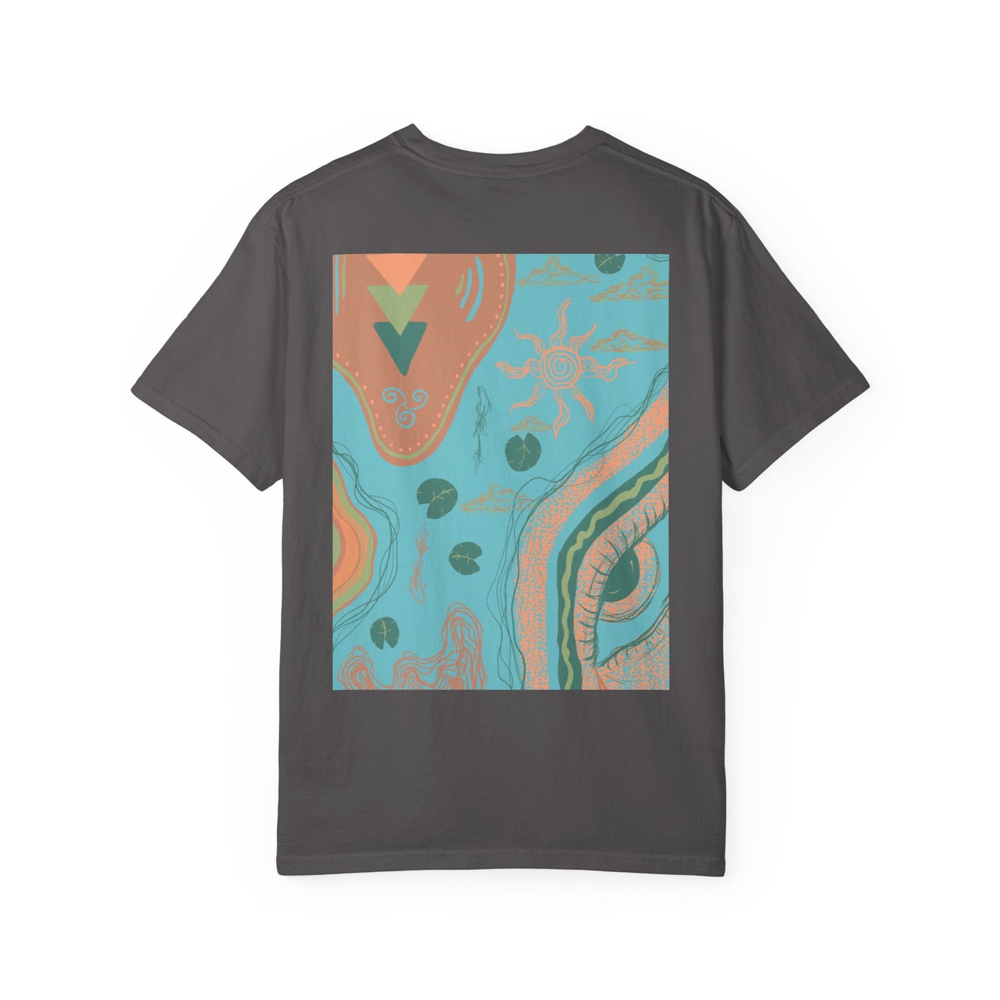 Vibrant Unisex Graphic T-shirt, Bohemian Tee, Casual Wear, Gift for Friends, Festival Apparel, Summer Style, Unique Design