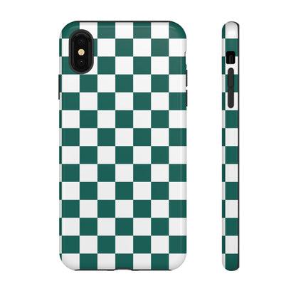 Stylish Checkered Phone Case, Protective Cover, Unique Gift, Trendy Accessory, Customizable Design, Ideal for All Ages