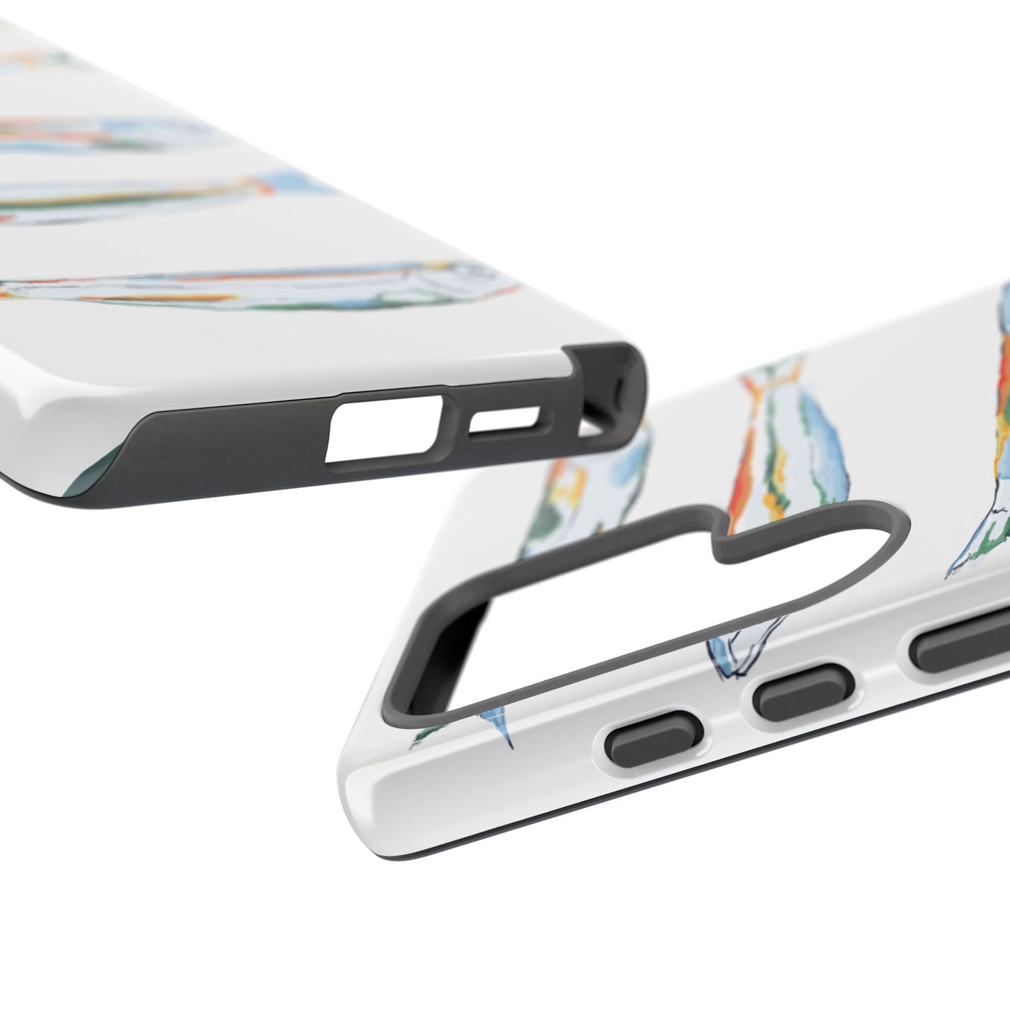 Tough Cases – Artistic Fish Design Phone Case, Unique Gift for Aquatic Lovers, Perfect for Birthdays, Holidays, and Everyday Use, Quirky Cases, Fun Phone Cases