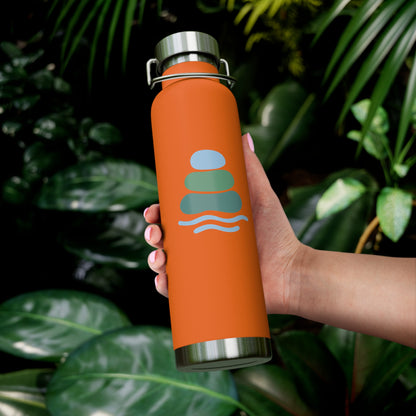 Calm Oasis Water Bottle | Insulated Hydration Flask for Yoga, Travel, Exercise, Eco-friendly Gift, Outdoor Adventures, Gift for Him, Gift for Her