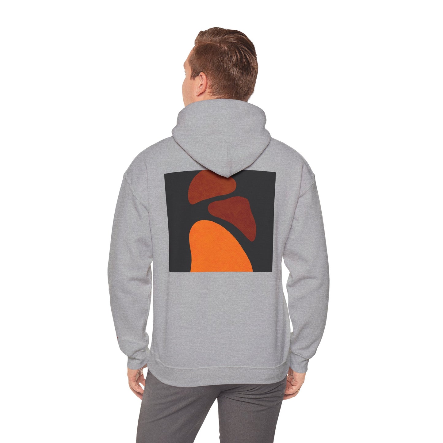 Artistic Unisex Hooded Sweatshirt - Cozy Streetwear, Casual Outfit, Perfect Gift, Fall Fashion, Graphic Hoodie