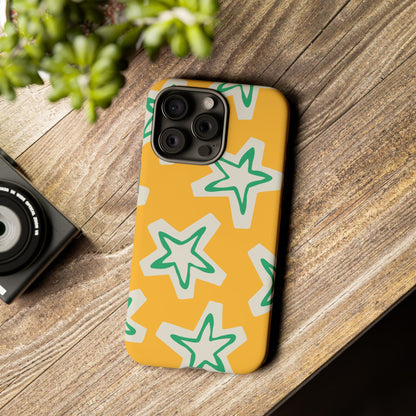 Retro Star Pattern Phone Case | Tough Cases, Colorful Cover for Phones, Phone Accessories, Gift for Her, Trendy Cases
