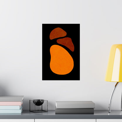 Modern Abstract Matte Vertical Posters, Minimalist Wall Art, Boho Decor, Home Office Artwork, Gift for Art Lovers