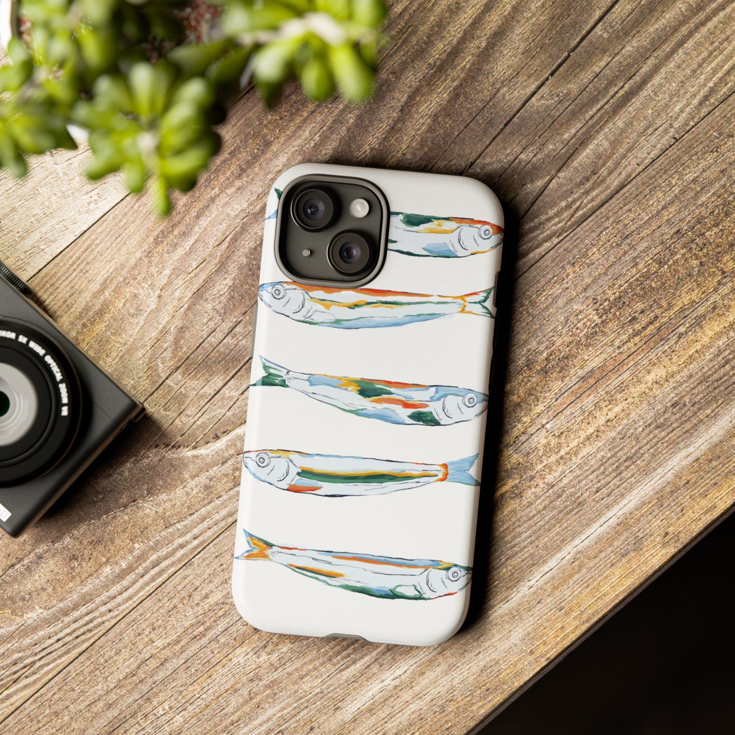 Tough Cases – Artistic Fish Design Phone Case, Unique Gift for Aquatic Lovers, Perfect for Birthdays, Holidays, and Everyday Use, Quirky Cases, Fun Phone Cases