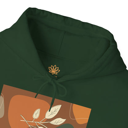 Botanical Design Unisex Hoodie, Cozy Sweatshirt for Nature Lovers, Gift for Friends, Autumn Fashion, Comfortable Casual Wear