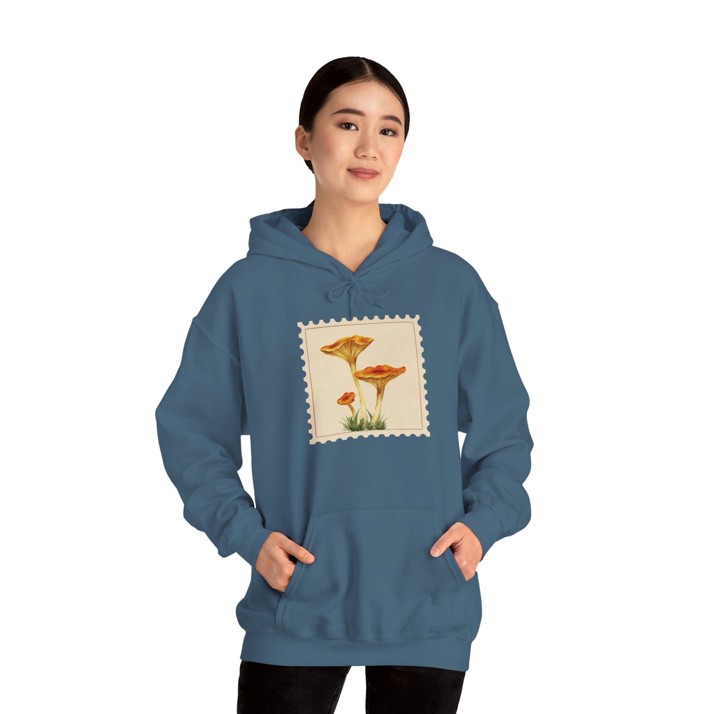 Botanical Print Hoodie, Cozy Sweatshirt, Nature Lover Gift, Comfortable Casual Wear, Fall Fashion, Unisex Hoodie, Comfy Mushroom Hoodie, Nature Vibes, Perfect for Fall