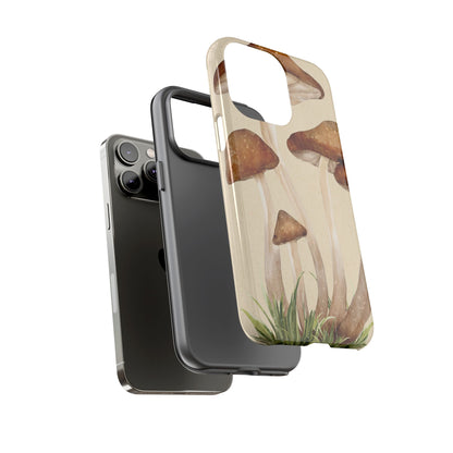 Mushroom Phone Case - Nature Lover, Eco-Friendly Gift, Cute Cell Phone Cover, Aesthetic Tech Accessory, Unique Fall Decor, Artsy Phone Cases, Cute, Gift for Her, Nature-inspired Designs, Durable Cases
