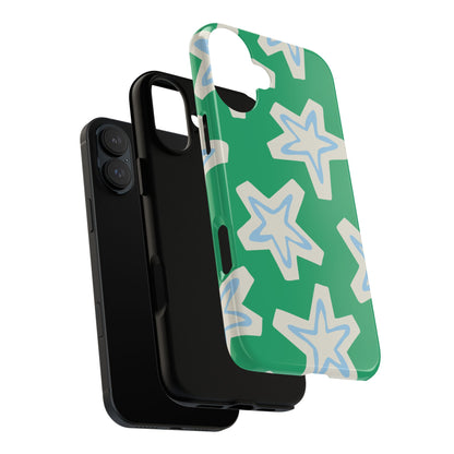 Retro Star Pattern Phone Case | Tough Cases, Colorful Cover for Phones, Phone Accessories, Gift for Her, Trendy Cases
