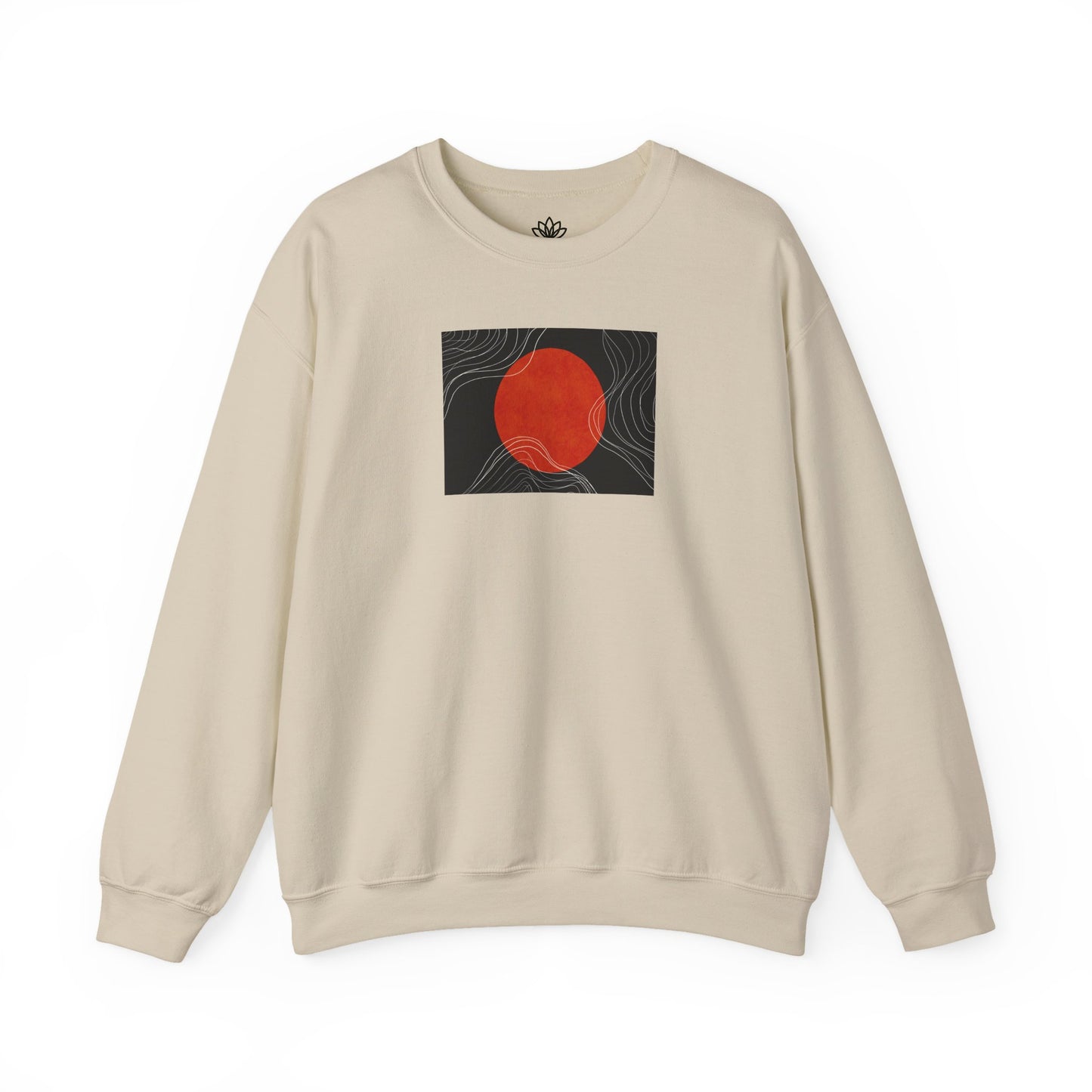 Minimalist Sunset Crewneck Sweatshirt, Cozy Unisex Sweater for Everyday Wear, Gift for Fall, Layering Essential
