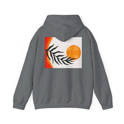 Lotus and Sunset Unisex Hoodie - Cozy Gift for Mindfulness, Meditation, or Nature Lovers, Perfect for Fall and Winter