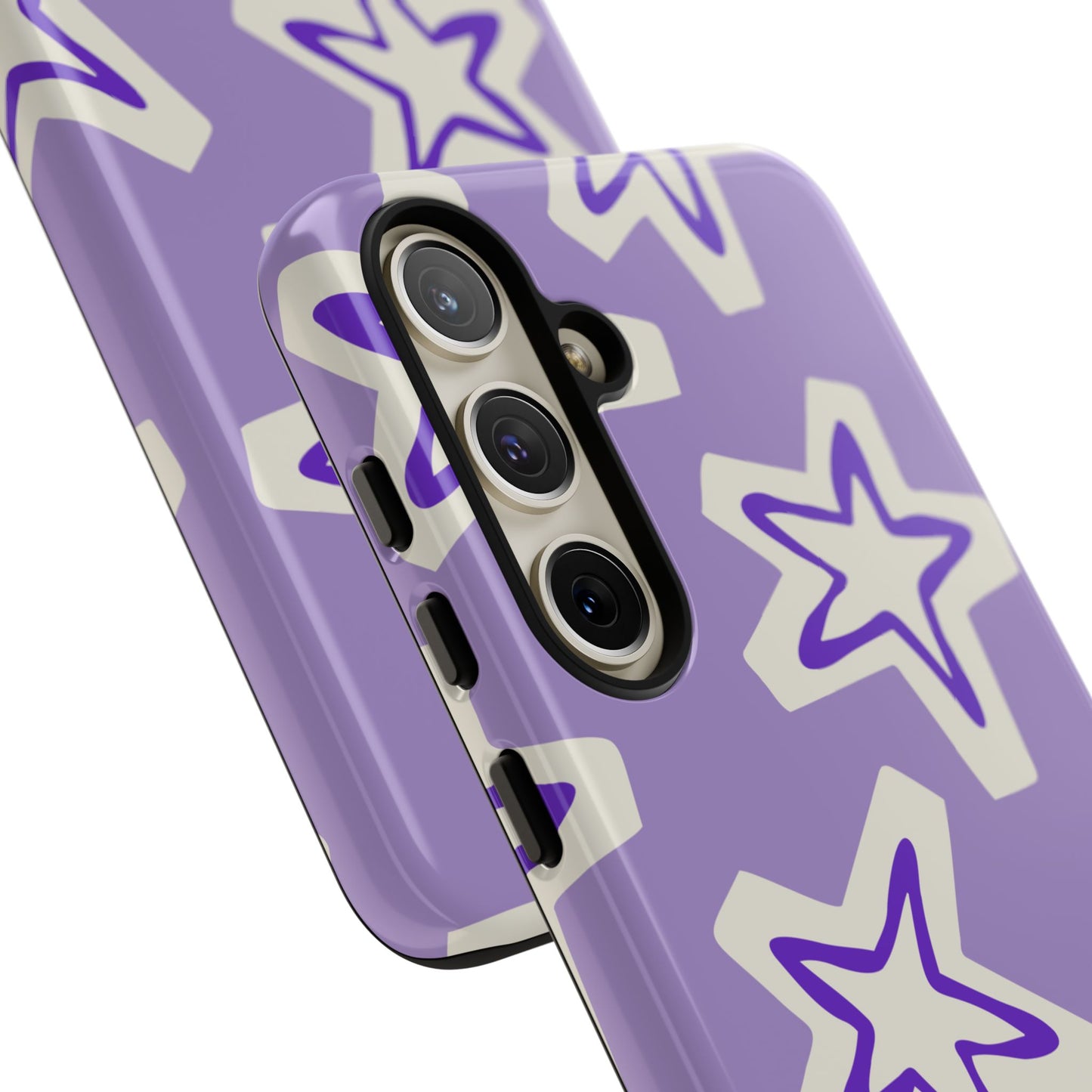 Starry Pattern Phone Case, Cute Star Design, Tough Phone Cover, Gifts for Her, Stylish Phone Accessory