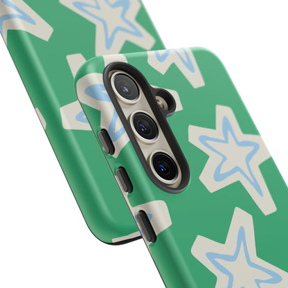 Retro Star Pattern Phone Case | Tough Cases, Colorful Cover for Phones, Phone Accessories, Gift for Her, Trendy Cases