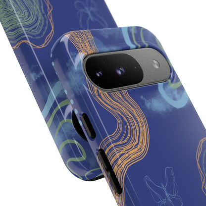 Artistic Phone Case, Abstract Phone Cover, Gift for Her, Modern Design, Boho Phone Case, Unique Phone Accessories