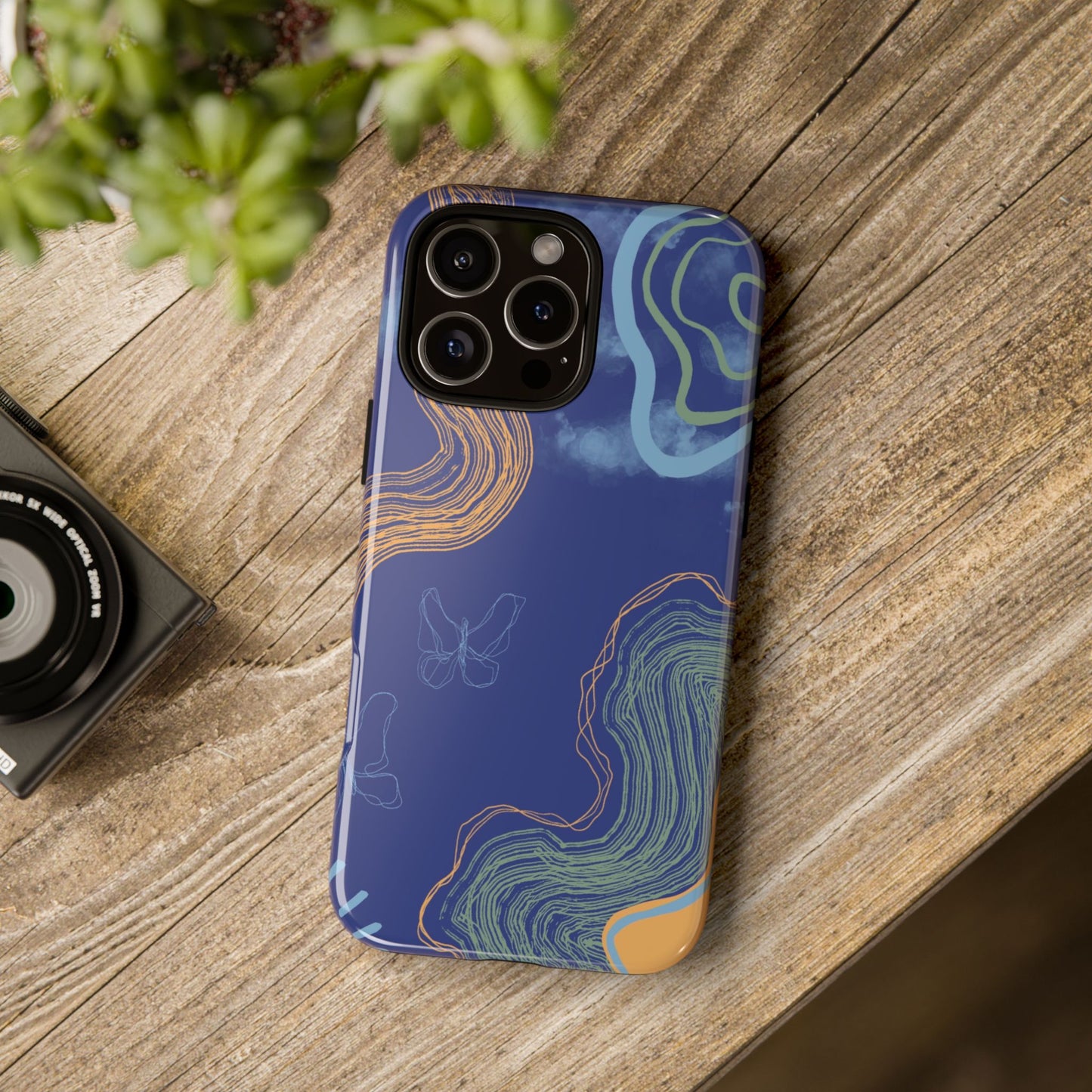 Artistic Phone Case, Abstract Phone Cover, Gift for Her, Modern Design, Boho Phone Case, Unique Phone Accessories