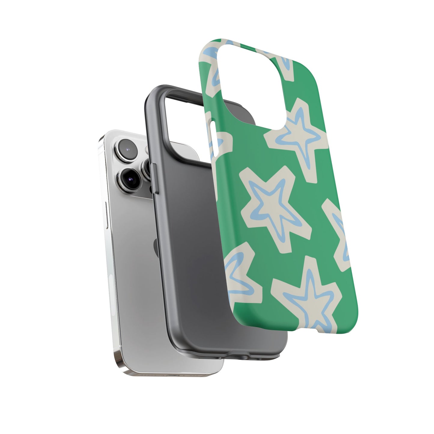 Retro Star Pattern Phone Case | Tough Cases, Colorful Cover for Phones, Phone Accessories, Gift for Her, Trendy Cases
