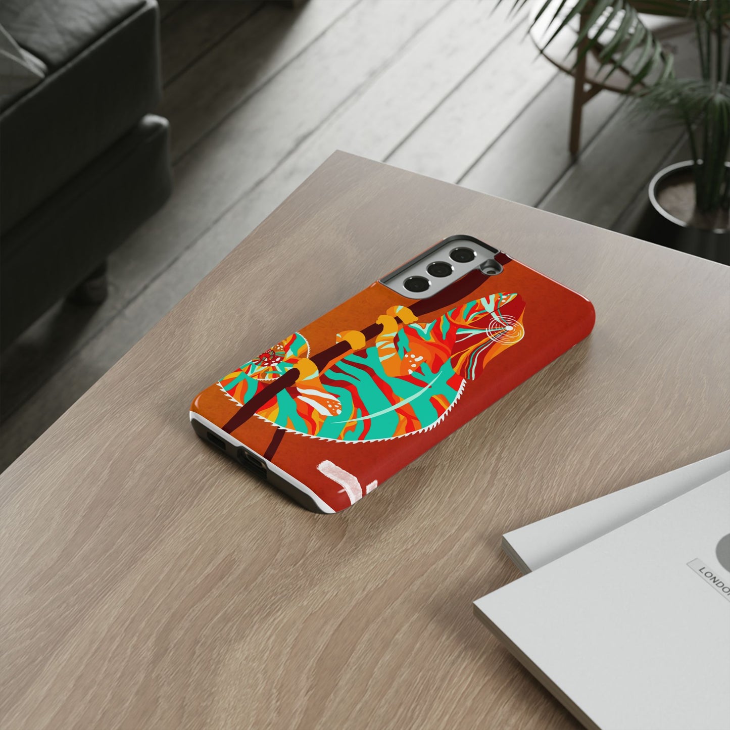 Chameleon Phone Case - Vibrant Artistic Design, Tough Cases for Animal Lovers, Unique Gift, Eco-Friendly Protection