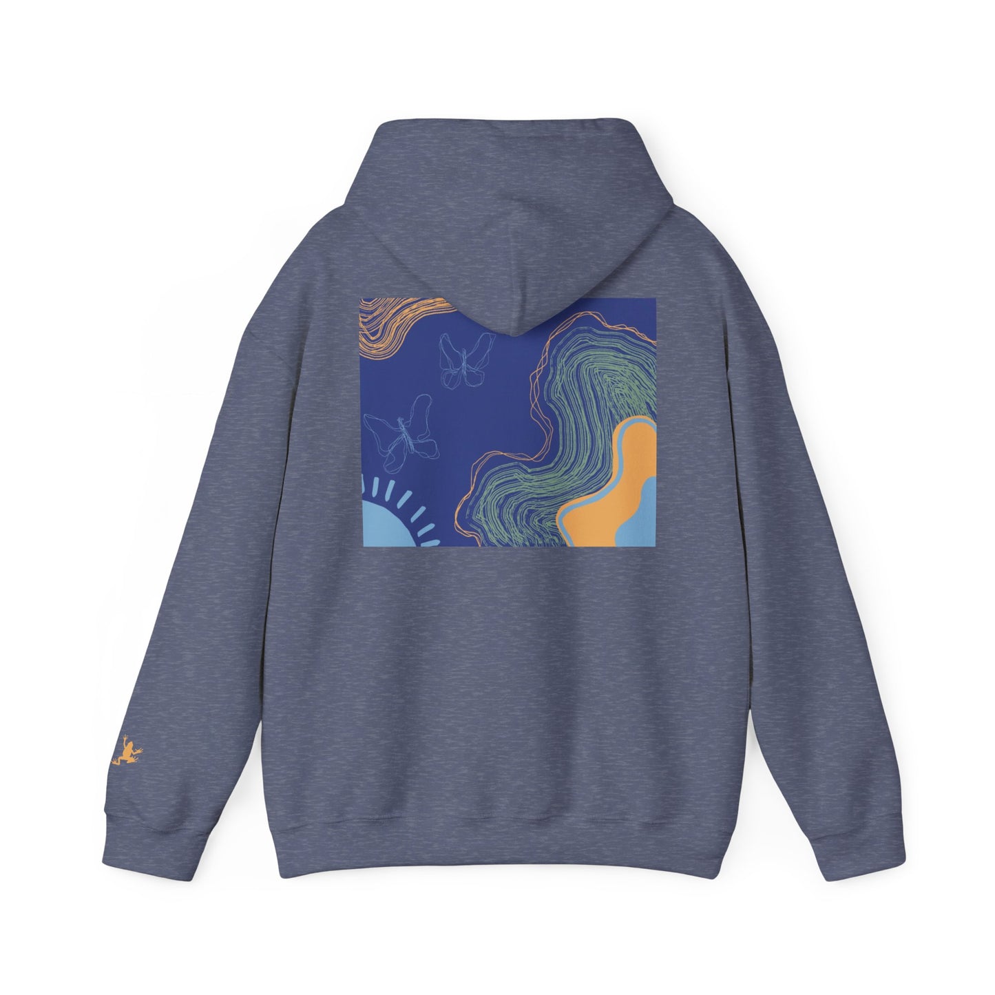 Unisex Heavy Blend™ Hooded Sweatshirt - Cozy Everyday Comfort, Perfect Gift for Nature Lovers and Art Enthusiasts