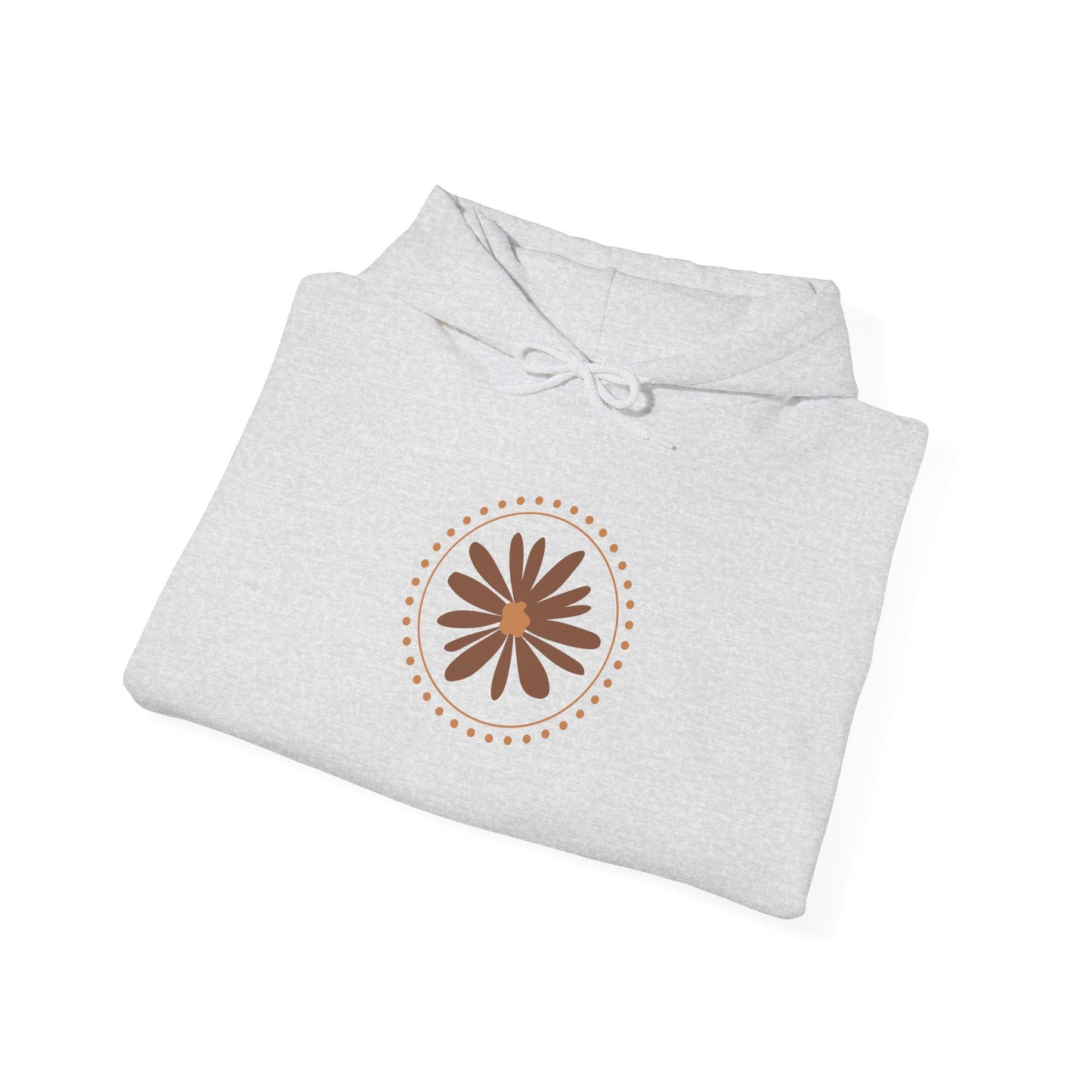 Chic Flower Design Unisex Hoodie, Cozy Sweatshirt, Trendy Gift for Her, Fall Fashion, Casual Comfort Wear