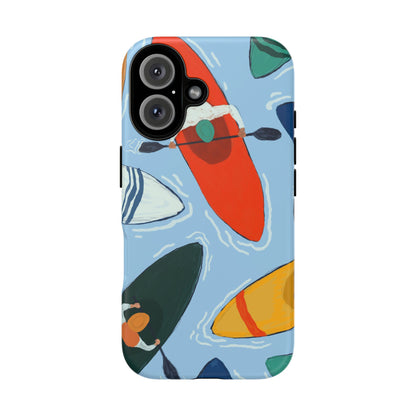 Kayak Phone Case - Tough Cases for Outdoor Enthusiasts, Birthday Gifts, Adventure Gear, Kayaking Accessories, Nature Lover Decor, Artsy Phone Cases