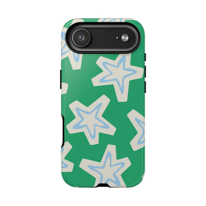 Retro Star Pattern Phone Case | Tough Cases, Colorful Cover for Phones, Phone Accessories, Gift for Her, Trendy Cases