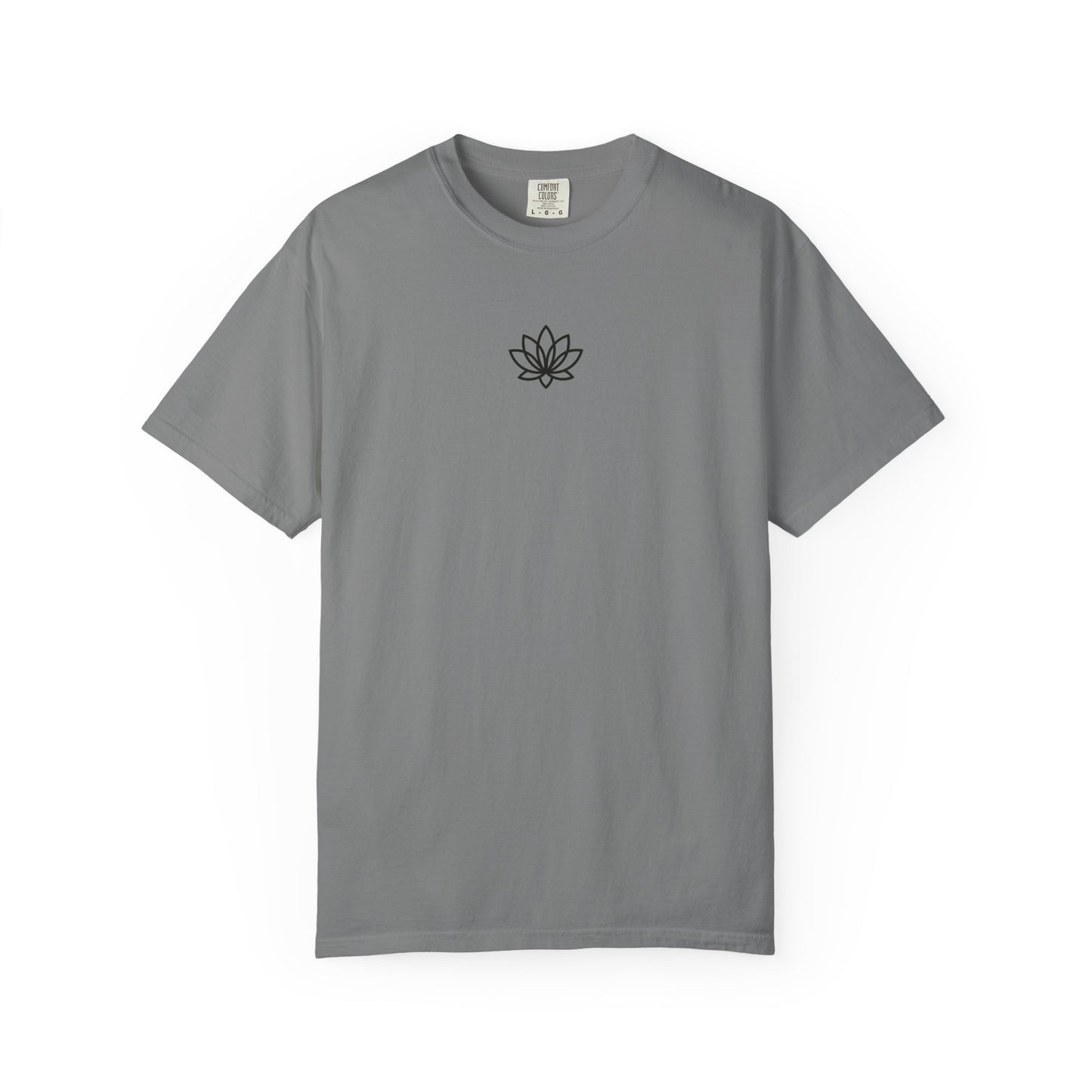 Lotus Bloom Unisex T-shirt, Soft Cotton Tee, Spiritual Gift, Meditation Wear, Casual Daily Outfit, Nature Lover Apparel
