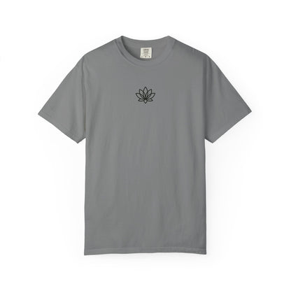Lotus Bloom Unisex T-shirt, Soft Cotton Tee, Spiritual Gift, Meditation Wear, Casual Daily Outfit, Nature Lover Apparel