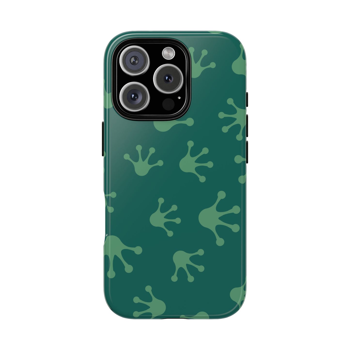 Frog Print Phone Case, Nature Lover Gift, Eco-Friendly Cover, Fun Green Design, Unique Frog Accessories