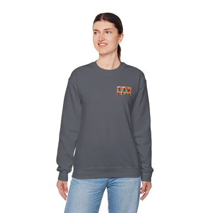 Funky Snake Unisex Crewneck Sweatshirt, Cozy Apparel, Unique Gift, Snake Art, Relaxed Style, Perfect for Casual Outings