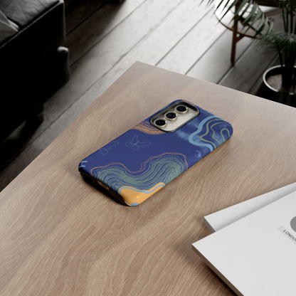 Artistic Phone Case, Abstract Phone Cover, Gift for Her, Modern Design, Boho Phone Case, Unique Phone Accessories