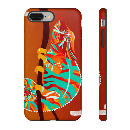 Chameleon Phone Case - Vibrant Artistic Design, Tough Cases for Animal Lovers, Unique Gift, Eco-Friendly Protection