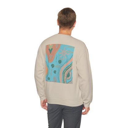 Bohemian Crewneck Sweatshirt, Cozy Sweatshirt for Art Lovers, Unique Graphic Apparel, Perfect Gift for Everyday Wear, Trendy Fashion Hoodie
