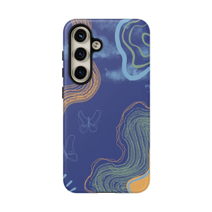 Artistic Phone Case, Abstract Phone Cover, Gift for Her, Modern Design, Boho Phone Case, Unique Phone Accessories