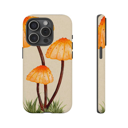 Mushroom Phone Case, Tough Cases for Nature Lovers, Unique Phone Covers, Gifts for Eco Enthusiasts, Fun Protective Cases