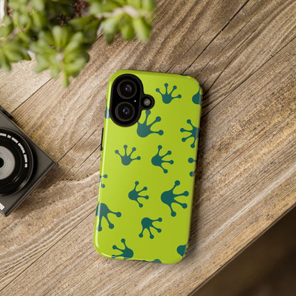 Frog Pattern Phone Case, Fun and Colorful Phone Cover, Durable Phone Protection, Gifts for Nature Lovers, Unique Accessory